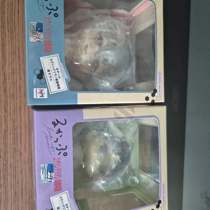 [BUNJANG] Evangelion Kaworu & Shinji Look Up Figure (with Bonus Cushion) / 에반게리온 카오루&신지 룩업(특전방석o)개봉, 전시품