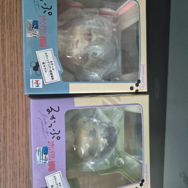 [BUNJANG] Evangelion Kaworu & Shinji Look Up Figure (with Bonus Cushion) / 에반게리온 카오루&신지 룩업(특전방석o)개봉, 전시품