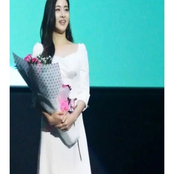 [BUNJANG] Aboavo IU Kang Sora Crepe Silk Midi Dress Size 2 / 아보아보 아이유강소라 원피스 2