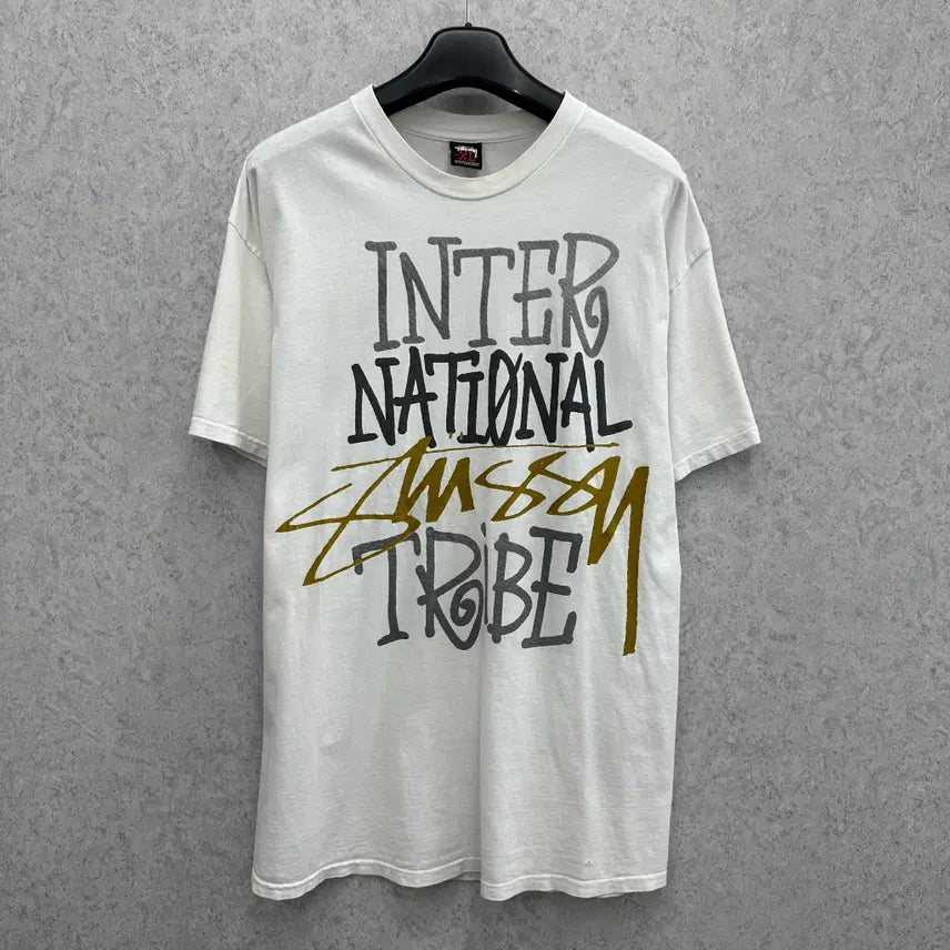[BUNJANG] Stussy International Tribe Loose Fit Short Sleeve T-Shirt XL / 105 스투시 인터네셔날 트라이브 남자 루즈핏 반팔 티셔츠