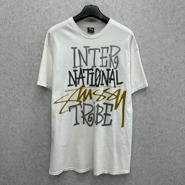[BUNJANG] Stussy International Tribe Loose Fit Short Sleeve T-Shirt XL / 105 스투시 인터네셔날 트라이브 남자 루즈핏 반팔 티셔츠