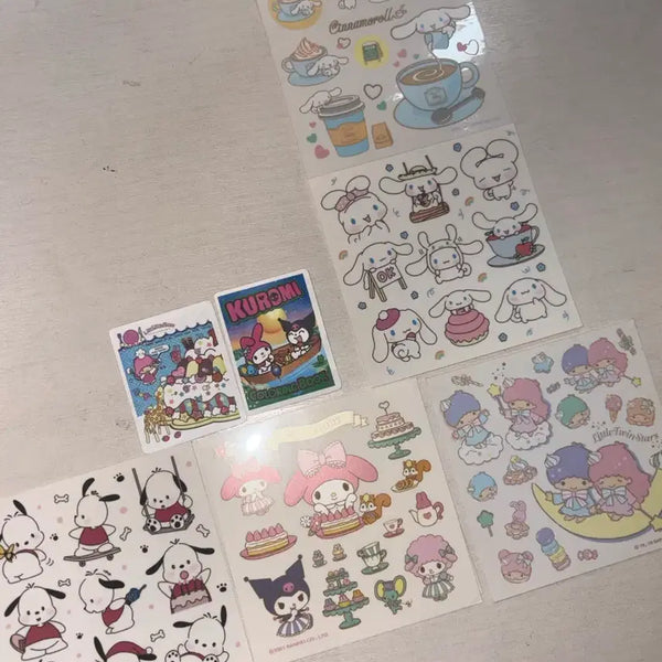 [BUNJANG] Sanrio Character Sticker Set / 산리오 스티커 세트