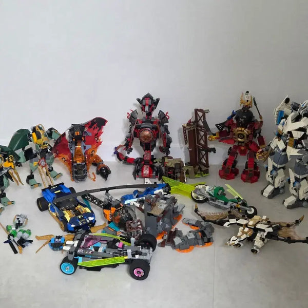 [BUNJANG] LEGO Ninjago Bulk Lot - Dawn of Iron Doom (70626) & Samukai's Revenge (9448) / 레고 닌자고 70626 아이언둠의새벽,9448사무라x의 역습등