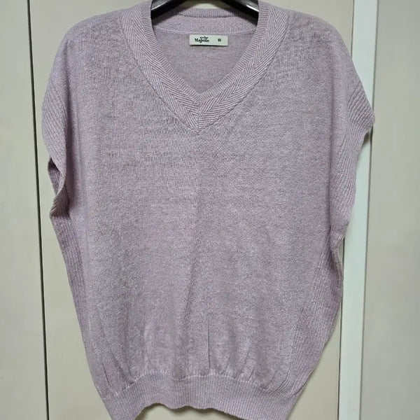 [BUNJANG] Atelier Jolie 100% Linen Knit Top / 아뜰리에마졸리   린넨100%니트 88