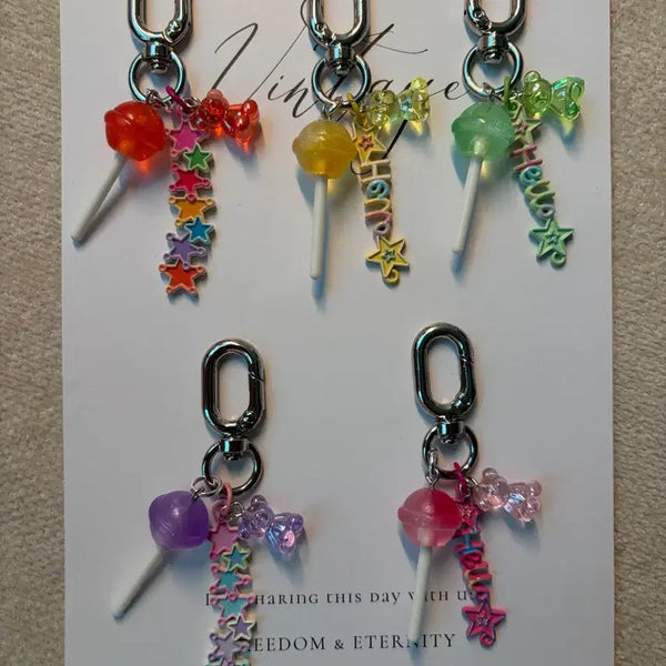[BUNJANG] Hello Keyring 5 Piece Set / [특가제안] 헬로우 키링 5개 set