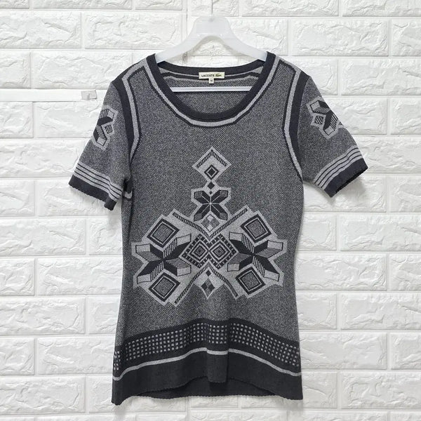 [BUNJANG] Lacoste Short Sleeve Knit T-shirt / M 라코스테 반팔 니트 E409