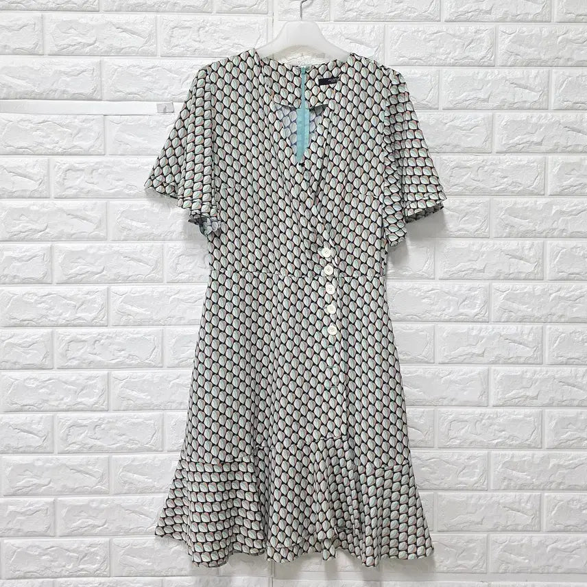 [BUNJANG] Jill Stuart Patterned Dress / S 질스튜어트 패턴 원피스 E411