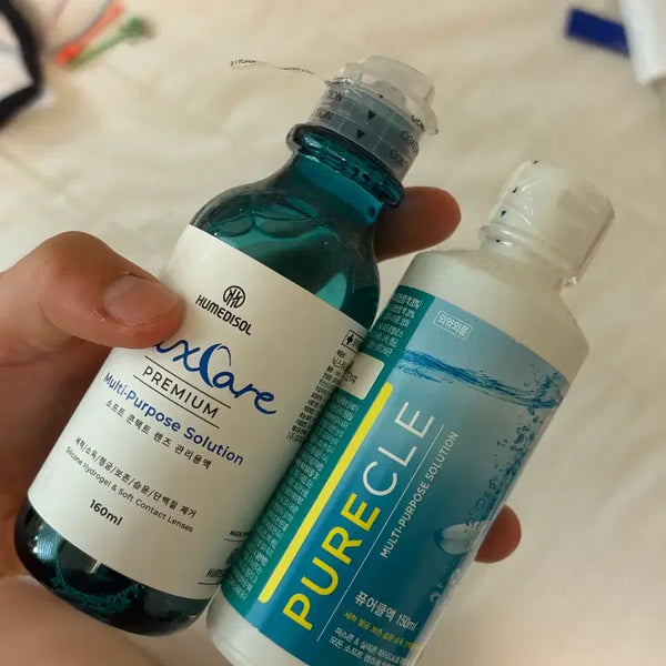 [BUNJANG] Humexol Exocare Premium 160ml & Purecle 150ml Lens Care Solution / 휴메디솔 엑소케어 프리미엄 160ml / 퓨어클 150ml