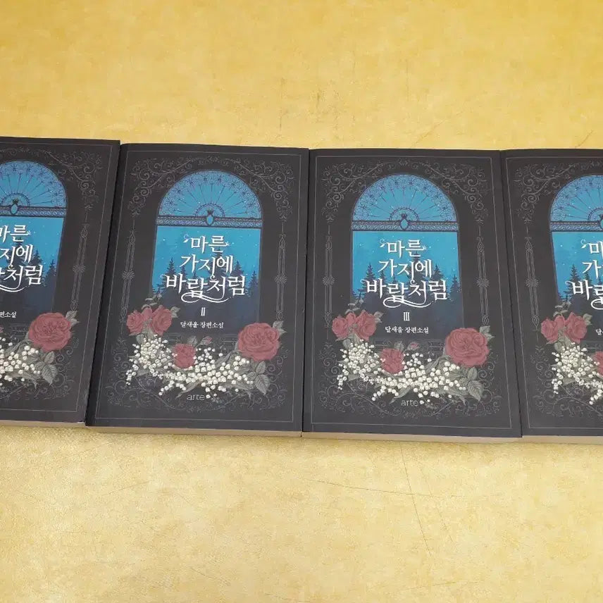 [BUNJANG] When the Wind Blows Through Dry Branches: Novel Collection (Volumes 1-4) / 마른 가지에 바람처럼 1-4권 장편소설