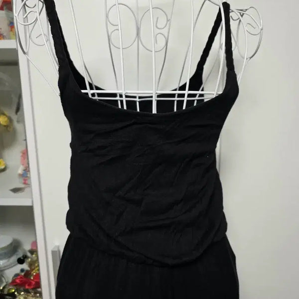 [BUNJANG] American Brand Black Jumpsuit Dress / 미국브랜드 블랙 점프수트 원피스