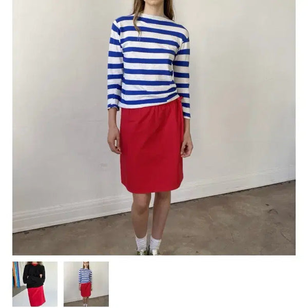 [BUNJANG] Brooke Callahan Straight Skirt Red / brooke callahan - Straight Skirt (Red)