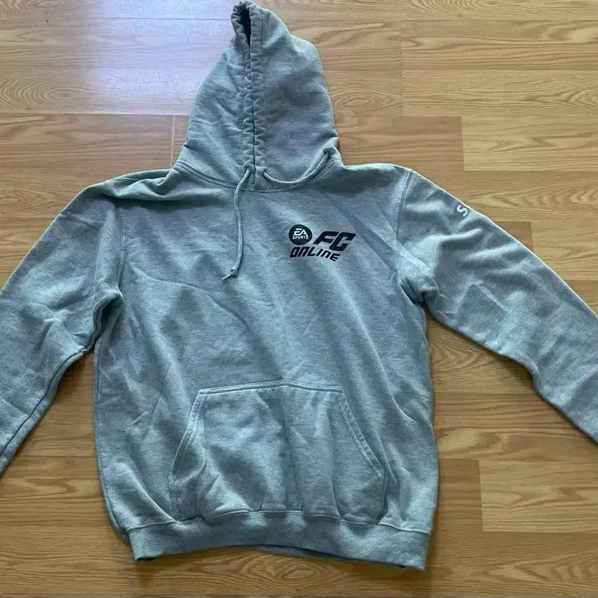 [BUNJANG] EA SPORTS FC ONLINE Logo Hoodie Grey Size 100 / EA SPORTS FC ONLINE 후드티 그레이 100