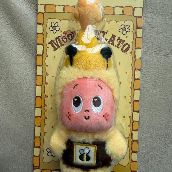 [BUNJANG] Pop Mart Twinkle Twinkle Moon Gelato Series Bee Plush Keychain / 팝마트 트윙클 트윙클 문 젤라또 시리즈 꿀벌 인형 키링