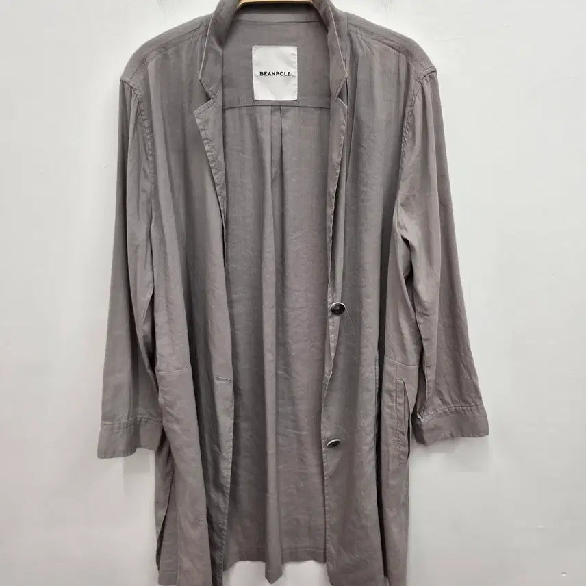 [BUNJANG] Beanpole Women's Linen Jacket Grey Size 100 / 빈폴  여성 마 자켓 100사이즈