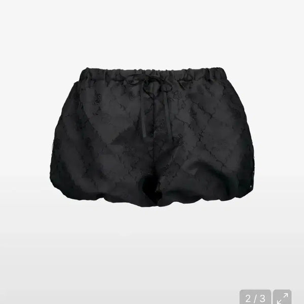 [BUNJANG] SETUP EXI Pumpkin Balloon Shorts Black / 셋업이엑스이 펌킨 벌룬 숏팬츠 블랙