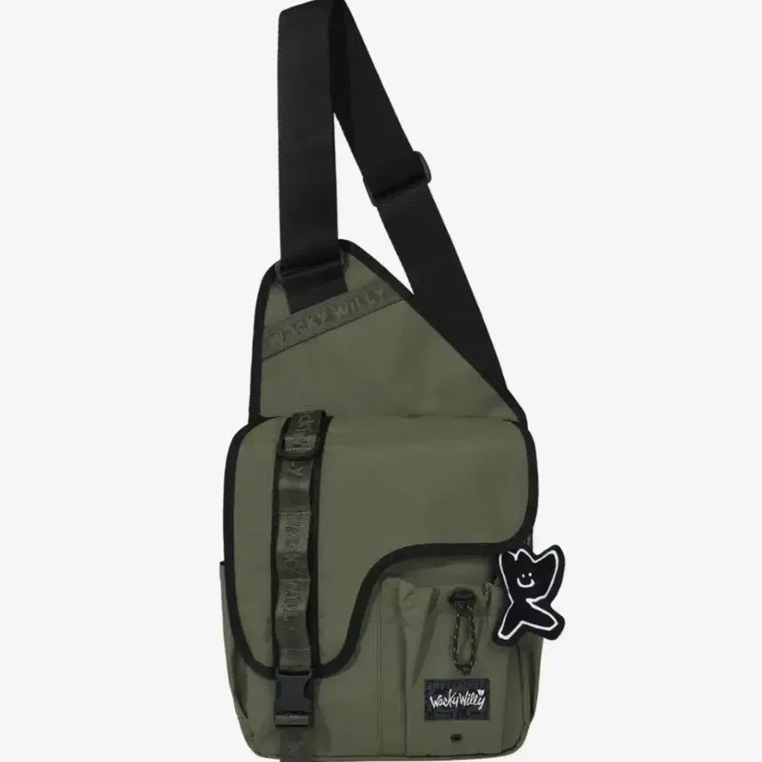 [BUNJANG] Wackywilly Bag Body Bag Sling Bag Messenger Bag Hip Sack Crossbody Bag / 와키윌리 가방 바디백 슬링백 메신저백 힙색 크로스백