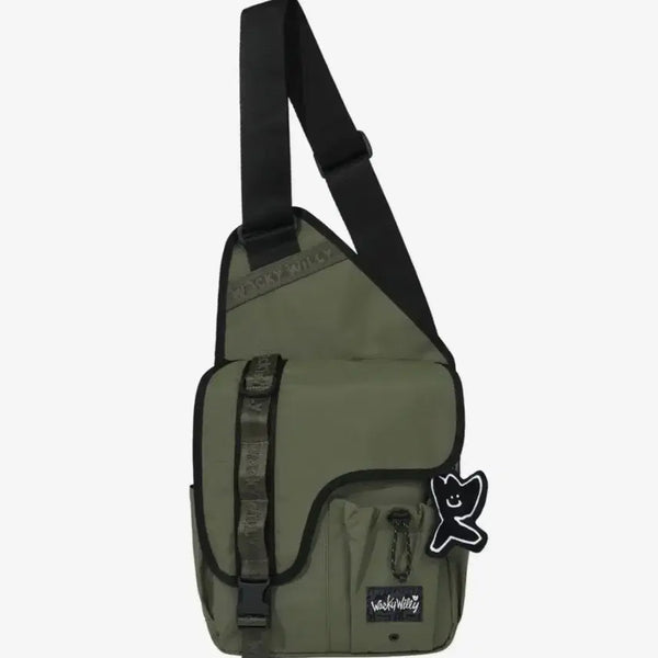 [BUNJANG] Wackywilly Bag Body Bag Sling Bag Messenger Bag Hip Sack Crossbody Bag / 와키윌리 가방 바디백 슬링백 메신저백 힙색 크로스백