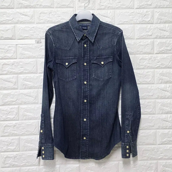 [BUNJANG] Polo Ralph Lauren Denim Shirt / S 폴로랄프로렌 데님 셔츠 청남방 E419