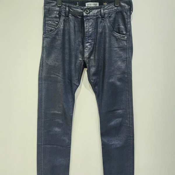 [BUNJANG] Diesel + EDUN Coated Blue Pants / [28] 디젤 + 이든 코팅 블루 팬츠