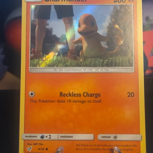 [BUNJANG] Detective Pikachu Charmander Photocard (North American Edition) / 북미판 명탐정 피카츄 파이리 4/18