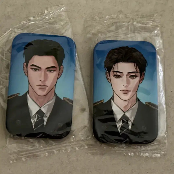 [BUNJANG] Limited Run Ah-Bal Proof Photo Badge Bundle Set / 리미티드런 아밝 증명사진 뱃지 일괄