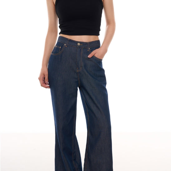 [BUNJANG] Yesolart Non-Fade Wide Denim Pants / 예소라트 논페이드와이드데님