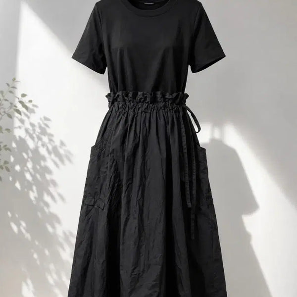 [BUNJANG] Black Shirring Dress S Size / 블랙 셔링 귀여운 원피스 / s사즈
