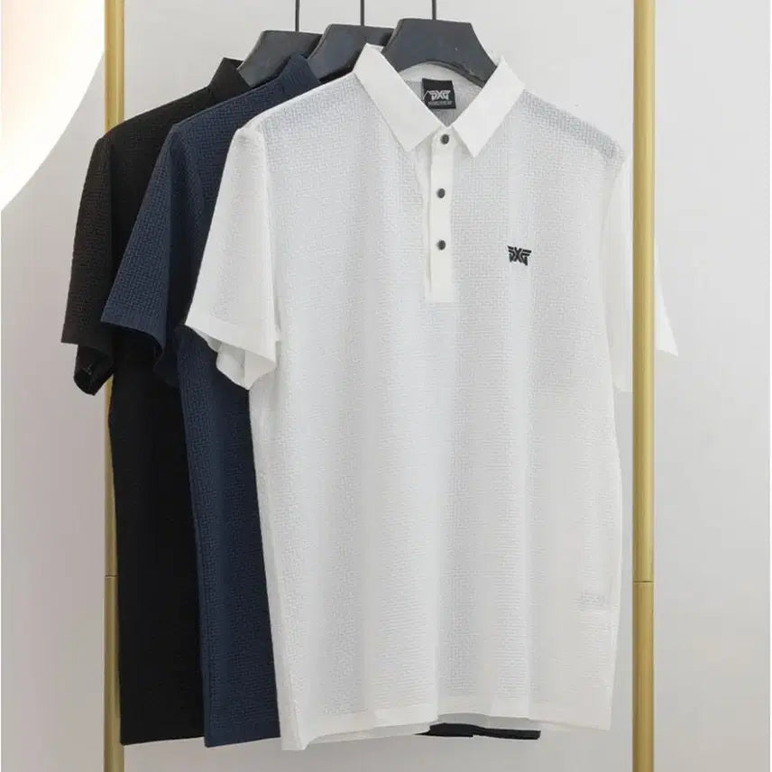 [BUNJANG] PXG Men's Summer New Shape Short Sleeve Polo T-Shirt / PXG [PXG] 남성 여름 뉴 쉐입 카라 숏 슬리브 티셔츠