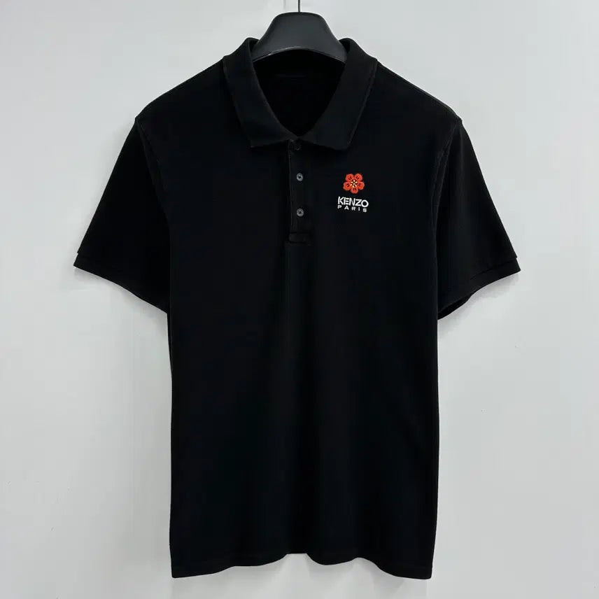 [BUNJANG] Kenzo 100% Cotton Boke Flower Men's Short Sleeve Polo Shirt / 100 겐조 보케 플라워 남자 반팔 카라티