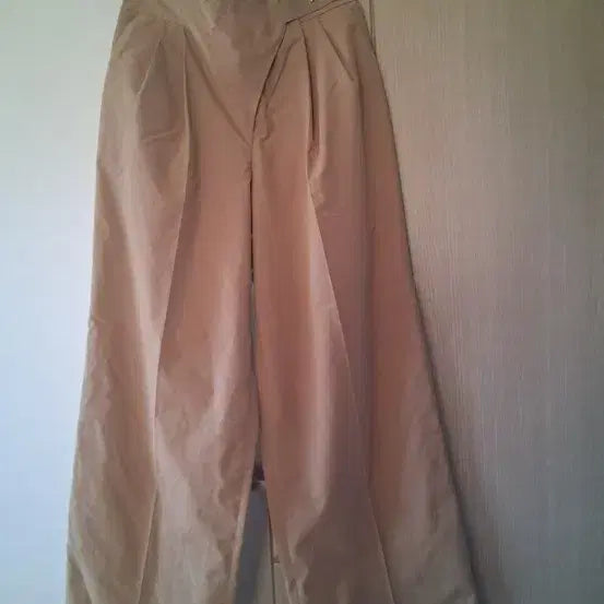 [BUNJANG] CC Collect Wide Slacks Beige / cc콜렉트와이드 슬랙스