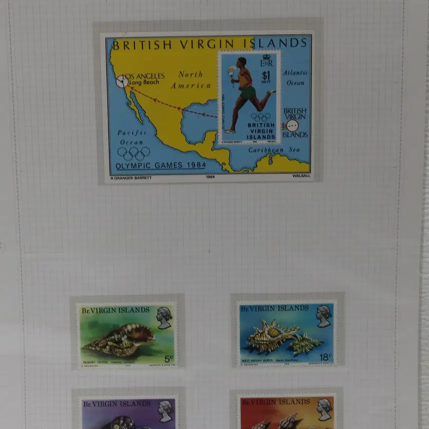 [BUNJANG] Iceland Stamps Sheet (1 Type), Singles (4 Types) / [외국 우표 NO.95] 아이슬랜드 시트1종 싱글4종