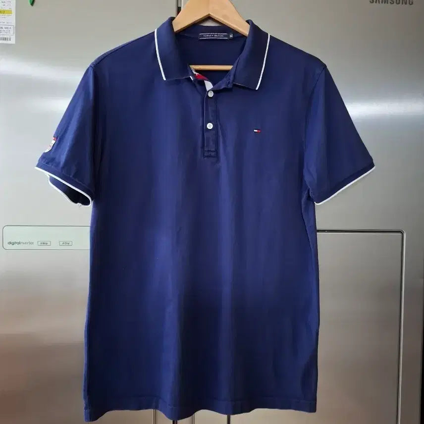 [BUNJANG] Tommy Hilfiger Polo Shirt Navy / 타미힐피거 카라티 네이비