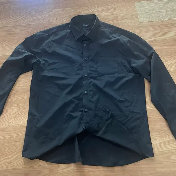 [BUNJANG] Black Button-Up Shirt 3XL / 셔츠 블랙 3xl