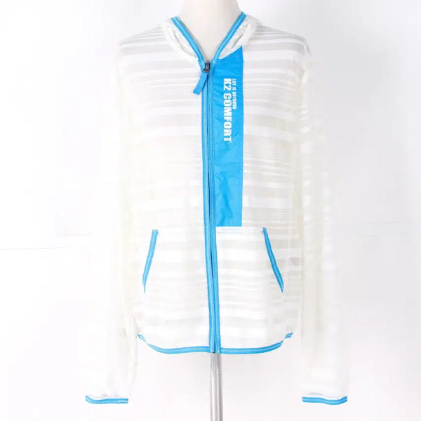 [BUNJANG] K2 Women's See-Through Summer Hooded Jacket / K2 여성 시스루 여름 후드 자켓 100