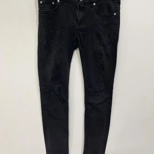 [BUNJANG] BLACK DENIM Knights Black Slim Fit Denim Pants / [기타] 블랙데님 나이츠 블랙 슬림핏 데님 팬츠