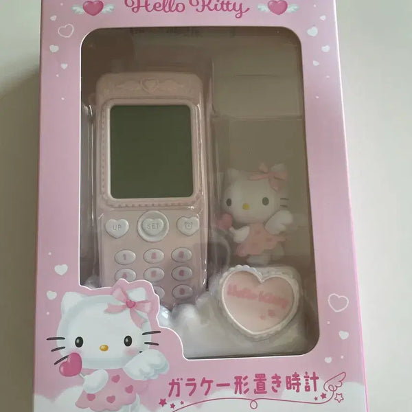 [BUNJANG] Yumemiru Kitty Alarm Clock Phone / 유메미루 키티 시계 폰 알람시계