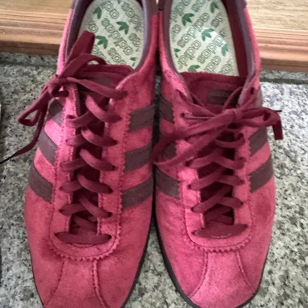 [BUNJANG] Adidas Tobacco Burgundy Sneakers / 아디다스 토바코 버건디