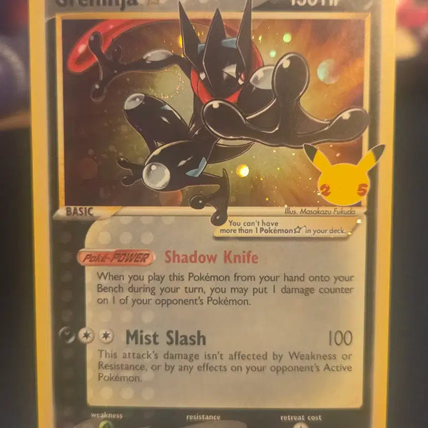 [BUNJANG] Pokemon 25th Anniversary Celebrations SWSH144 Greninja Promo Card / 북미판 25주년 개굴닌자  프로모 SWSH144
