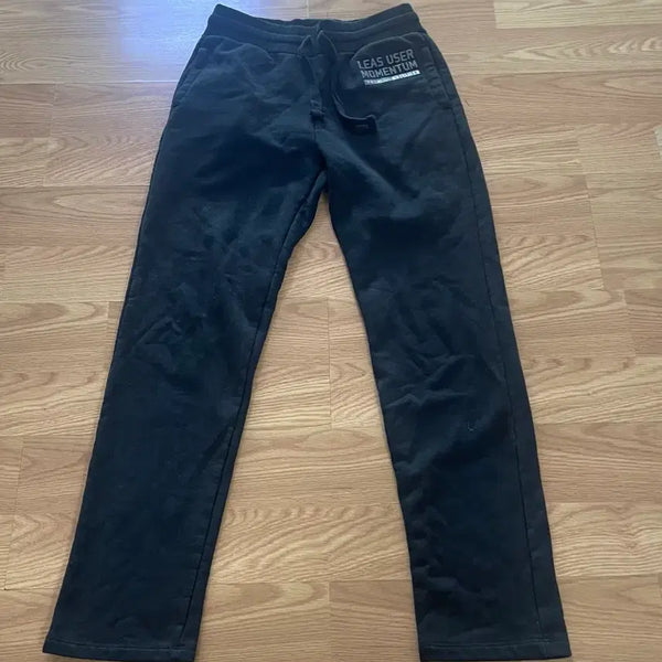 [BUNJANG] Black Fleece Training Jogger Pants (Size M/76) / 기모 트레이닝 바지 조거팬츠 블랙 76사이즈 M사이즈