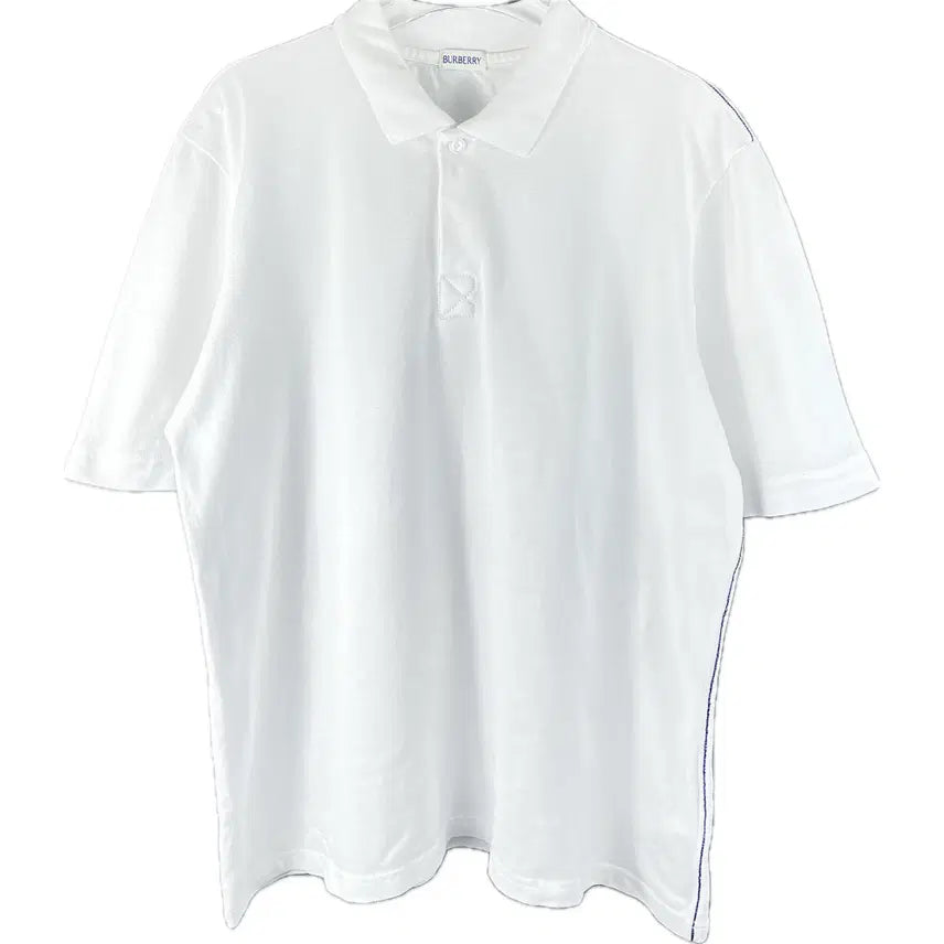 [BUNJANG] Burberry Short Sleeve Polo T-Shirt White XL / [XL] 버버리 반팔 폴로 티셔츠