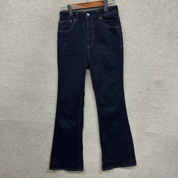 [BUNJANG] GU Flare Leg Denim Jeans - Size S / GU 스판 부츠컷 데님 청바지 S D03671