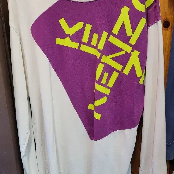 [BUNJANG] Kenzo Men's Long Sleeve Oversized T-Shirt / 겐조 남성 긴팔 티 오버핏
