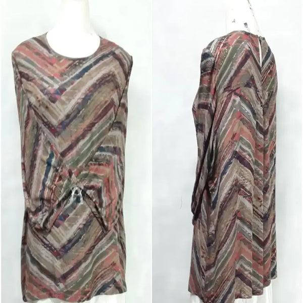 [BUNJANG] Viscose 100% Blouse with Sleeve Slit Detail / 동명/ 인견100% /인견블라우스 /소매트임  뒷 사링디쟌/통통77 /기장60