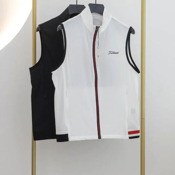 [BUNJANG] Titleist Men's Golf Vest Black / 타이틀리스트 [TITLEIST] 남성 골프 베스트