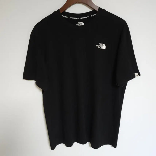 [BUNJANG] The North Face Black Logo Men's Short Sleeve T-Shirt / 노스페이스 블랙 남성 반팔티 로고 남자 반팔 티셔츠 G286