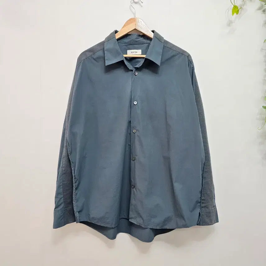 [BUNJANG] System Homme 21'SS Oversized Fit Shirt / 시스템옴므 21'SS  오버핏 셔츠