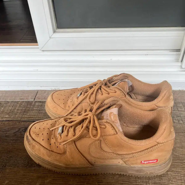 [BUNJANG] Nike Air Force 1 Low Supreme Brown / 나이키 에어포스 1 로우 슈프림 브라운 245