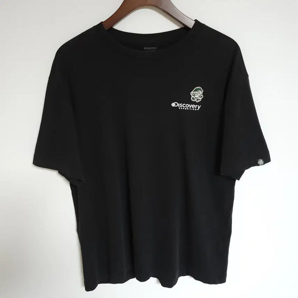 [BUNJANG] Discovery Expedition Men's Logo Short Sleeve T-Shirt / 디스커버리 남성 반팔티 로고 남자 반팔 티셔츠 G291