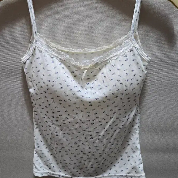 [BUNJANG] Cherry Pattern Sleeveless Tank Top / 체리 패턴 민소매 나시90