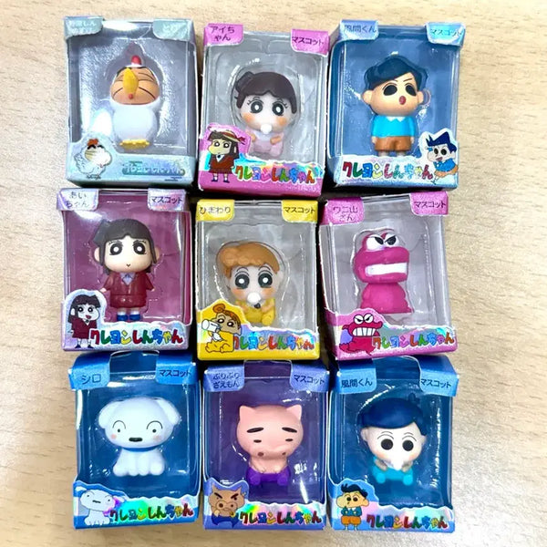 [BUNJANG] Crayon Shin-chan Figurines Bundle Set / 짱구철수흰둥이와니야마상 짱아쌀알 피규어가챠미니어쳐처 일괄처분
